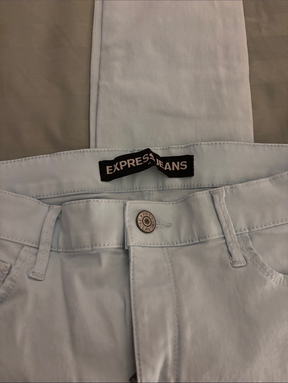 Light Blue Women’s Slim Jeans - Picture 4 of 5